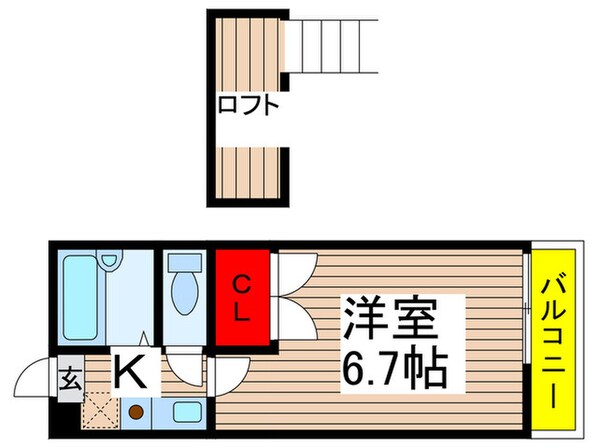 実籾コーポの物件間取画像